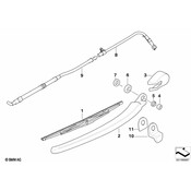 BMW Rear Wiper Hose - Genuine BMW 61687059208