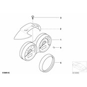Mini Cooper Instrument Cluster - Genuine Mini 62116966494