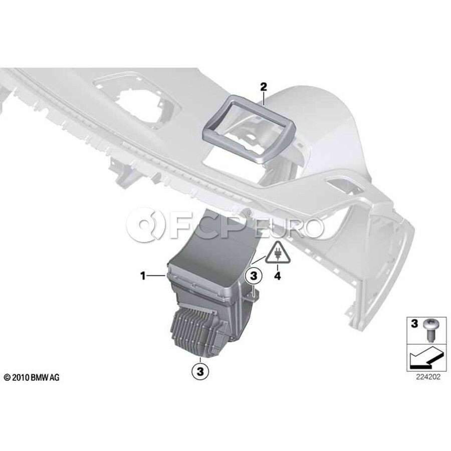 BMW Sound Insulation Head-Up Display (Lhd) - Genuine BMW 62309279434 ...