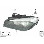 BMW Bi-Xenon Headlight Assembly - Genuine BMW 63112993495