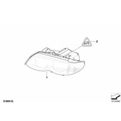BMW Headlight - Genuine BMW 63117166805