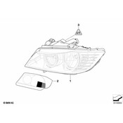 BMW Headlight - Genuine BMW 63117240246