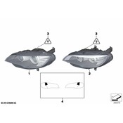 BMW Headlight - Genuine BMW 63117287018