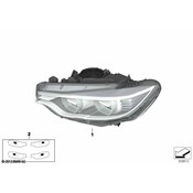 BMW Bi-Xenon Headlight Assembly - Genuine BMW 63117377852
