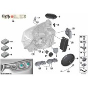BMW Cover Sealing - Genuine BMW 63117379849