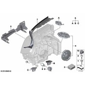 BMW Headlight Gasket - Genuine BMW 63117410734