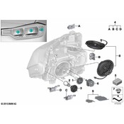 BMW Headlight Bulb Cap - Genuine BMW 63117419597
