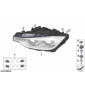 BMW Headlight - Genuine BMW 63117419621