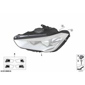 BMW Headlight - Genuine BMW 63117428739