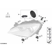 BMW Headlight Grommet - Genuine BMW 63117440165