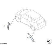 BMW Reflector Panel - Genuine BMW 63117467475