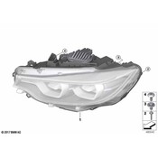 BMW Headlight - Genuine BMW 63117478156
