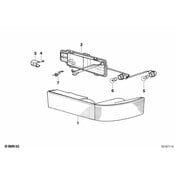 BMW Wiring Left - Genuine BMW 63118354385