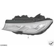 BMW Adaptive LED Headlight - Genuine BMW 63118496159