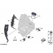 BMW Headlight Bracket - Genuine BMW 63119498413