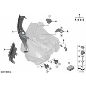 BMW Headlight Bracket - Genuine BMW 63119498653