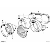 BMW Supporting Frame Left - Genuine BMW 63121359657