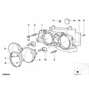 BMW Knurled Bolt - Genuine BMW 63121388027