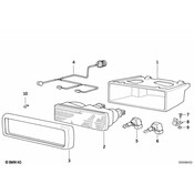 BMW Headlight Clip - Genuine BMW 63121392068