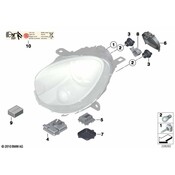 MINI Headlight Bulb Cap - Genuine MINI 63122754800