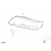 BMW Headlight - Genuine BMW 63126930233
