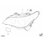 BMW Headlight - Genuine BMW 63127177756