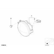 BMW Headlight - Genuine BMW 63128377303