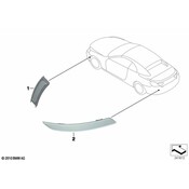 BMW Rear Reflector Rear Left - Genuine BMW 63147210587