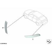BMW Rear Reflector Rear Right - Genuine BMW 63147318558