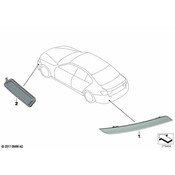 BMW Side Marker Light Left - Genuine BMW 63147847205