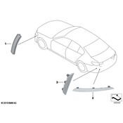 BMW Reflector Panel - Genuine BMW 63147851577