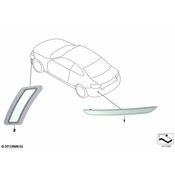 BMW Reflector Panel - Genuine BMW 63147854192