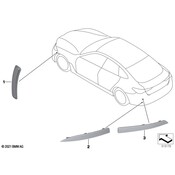 BMW Reflector Panel - Genuine BMW 63147933288