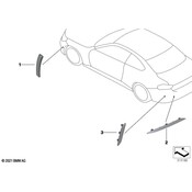 BMW Reflector Panel - Genuine BMW 63148078491