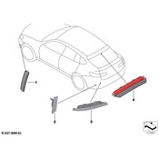 BMW Reflector Panel - Genuine BMW 63148083835
