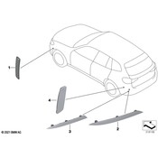 BMW Reflector Panel - Genuine BMW 63149850553