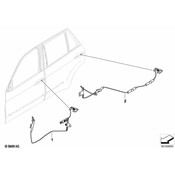 BMW Door-Handle Light Rear Left - Genuine BMW 63177209883