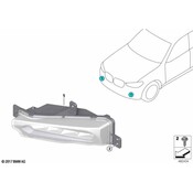 BMW Fog Light - Genuine BMW 63177412527