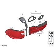 BMW Tail Light Assembly - Genuine BMW 63215A164A4