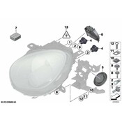 MINI Headlight Bulb - Genuine MINI 63217162953