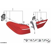 BMW Bulb HolderRear Light In Trunk LidRght - Genuine BMW 63217390234