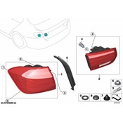 BMW Tail Light Assembly - Genuine BMW 63217456518
