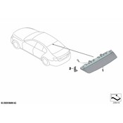 BMW Center High Mount Stop Light - Genuine BMW 63257187221