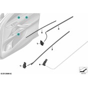 BMW Fibre-Optic Cond. Door Pocket Fr.Right - Genuine BMW 63319288374