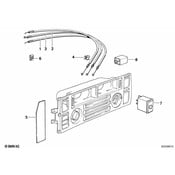 BMW Bowden Cable Fresh Air - Genuine BMW 64111371987