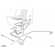 BMW Heating Element Backrest - Genuine BMW 64111376752