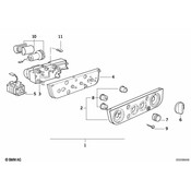 BMW Knob Temperature - Genuine BMW 64111387344