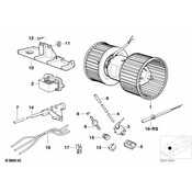 BMW Blower Unit - Genuine BMW 64111388175