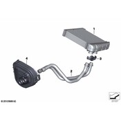 MINI HVAC Heater Hose Outlet Tube - Genuine MINI 64113422667