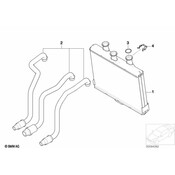 BMW A/C Refrigerant Hose - Genuine BMW 64116913398